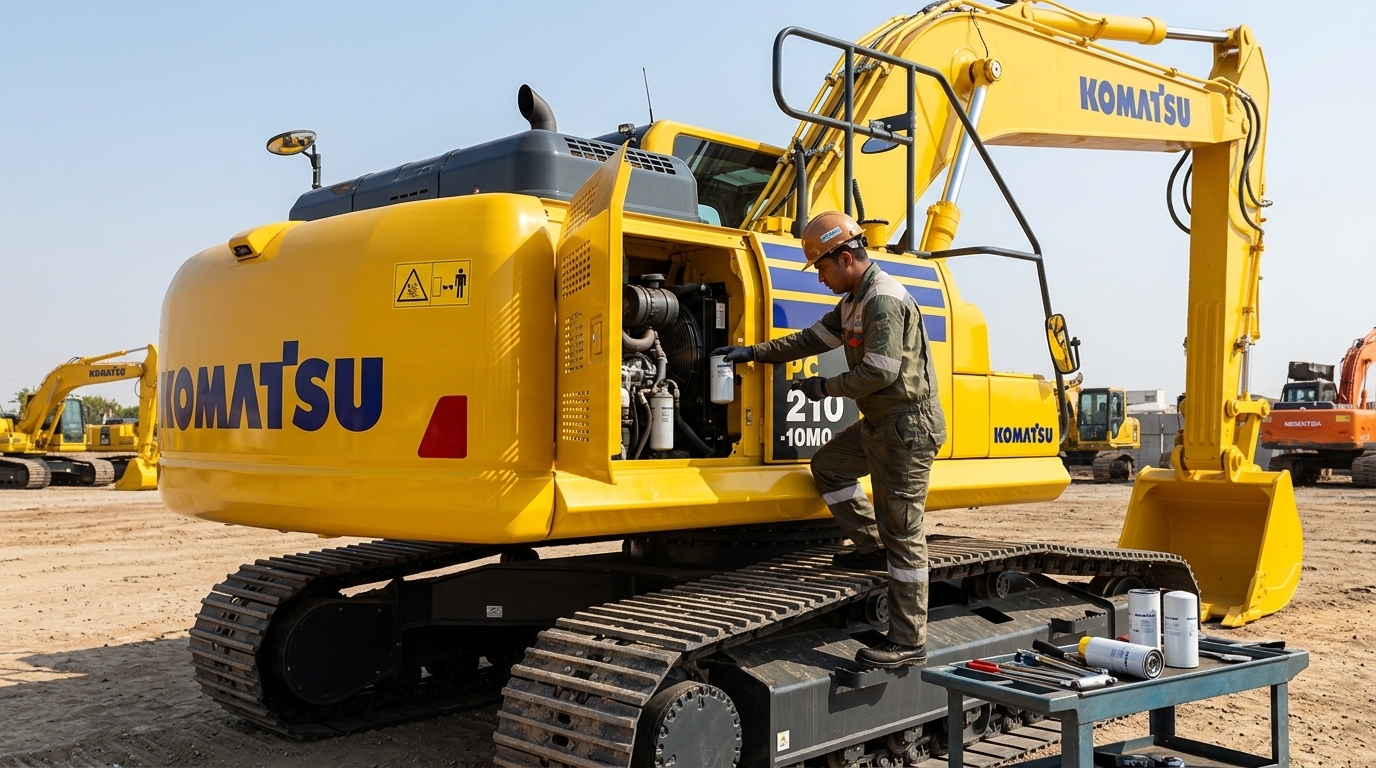 Heavy equipment field service
